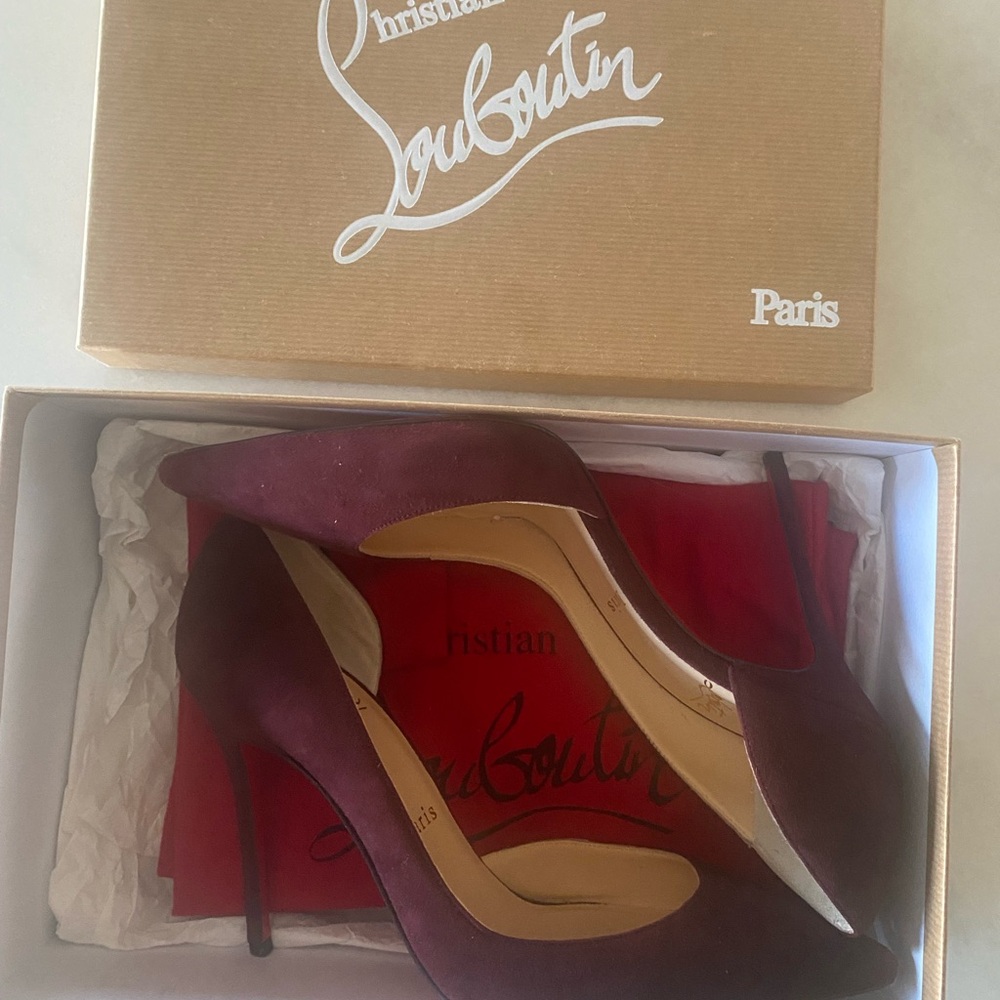 Christian Louboutin Brown High Heeled Pumps